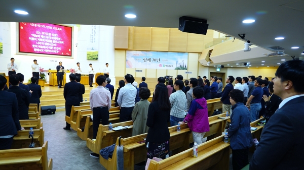 △교갱협은 지난 10월 7일 “목회자의 회개와 회복을 위한 기도회”를 개최했다.