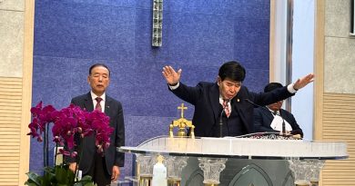 총회장 김노아 목사, 한교연 주최 ‘3.1절 기념예배’서 축도